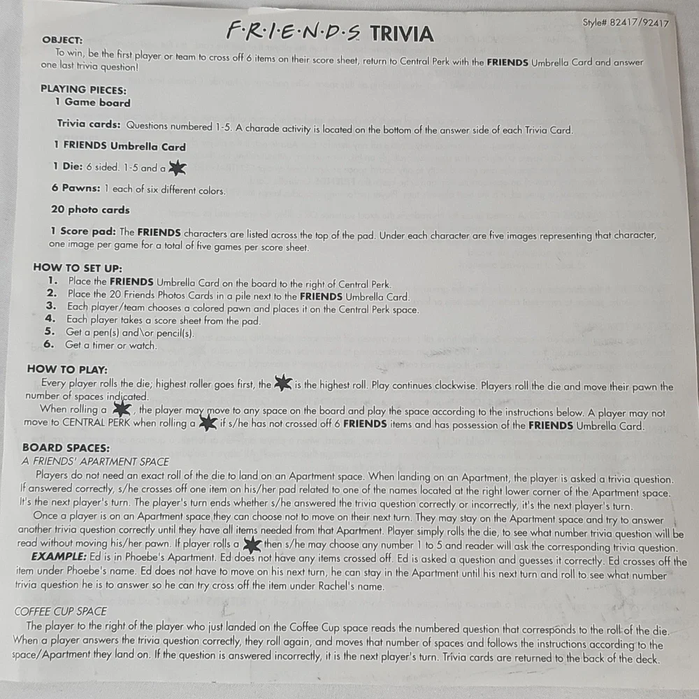 Friends Trivia Game - Picture 3 of 8
